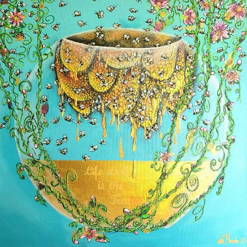 Life itself by La Manda Luminescent, Painting for Sale on Select