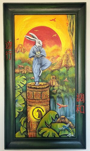 Cultural Balance by La Manda Luminescent, Painting for Sale on Select