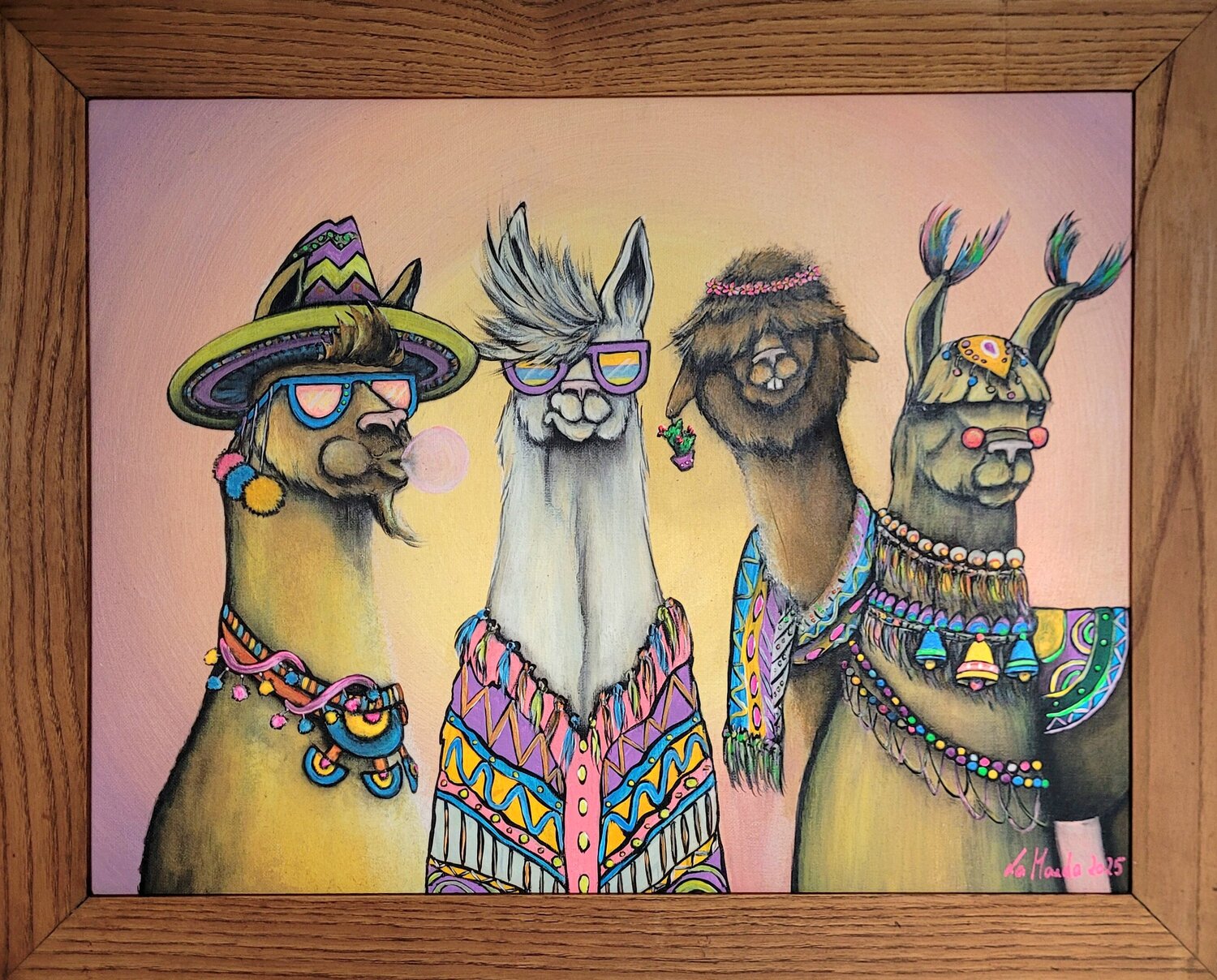 What the smell?! La Manda Luminescent Original painting for sale
