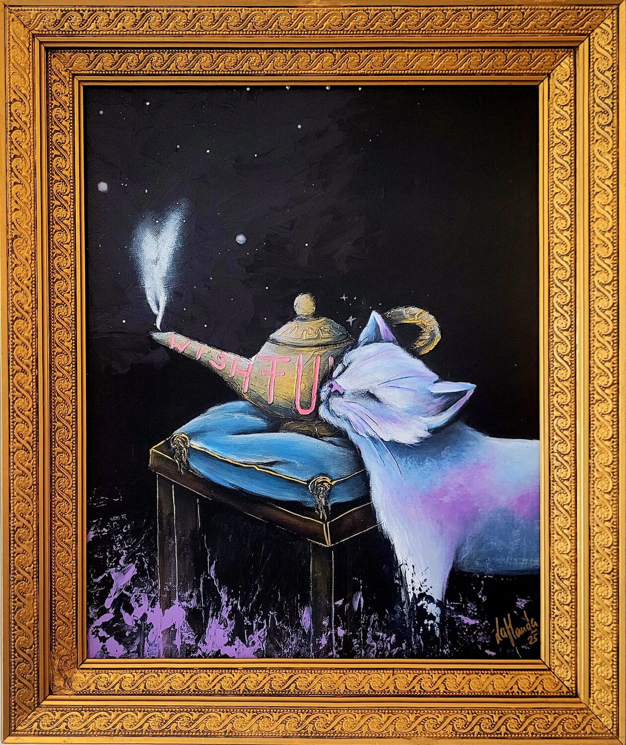 Wishful La Manda Luminescent Original painting for sale
