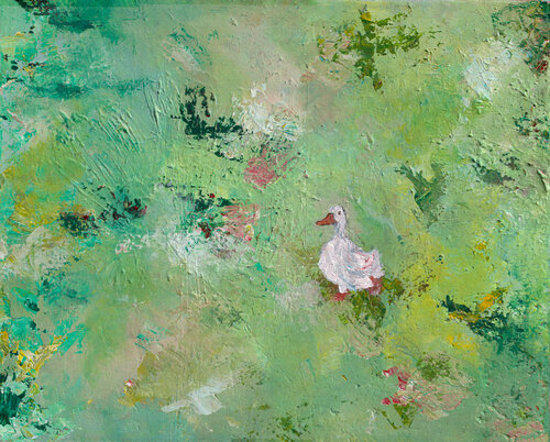 Sea of Garden by Geanina Cernica, Painting for Sale on Select