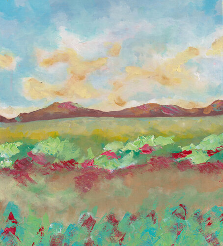 Sky Glow by Geanina Cernica, Painting for Sale on Select
