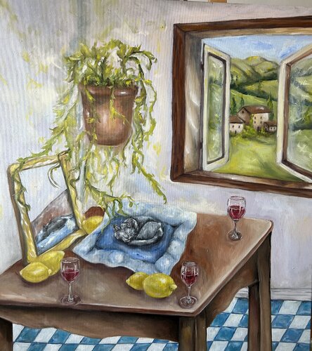 Summer in Tuscany by Geanina Cernica, Painting for Sale on Select