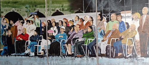 München - Impressions from Munic (159) by Dieter Becker, Painting for Sale on Select
