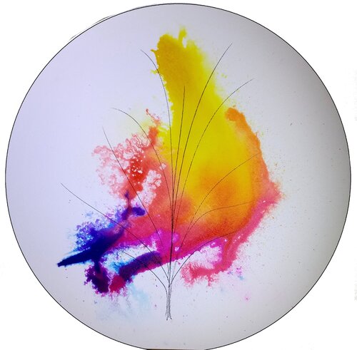 Contornos Naturales - Natürliche Konturen (N1139) by Dieter Becker, Painting for Sale on Select