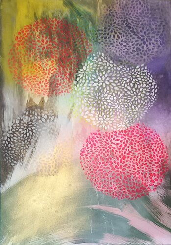 Fly Away (Q1316) by Dieter Becker, Painting for Sale on Select