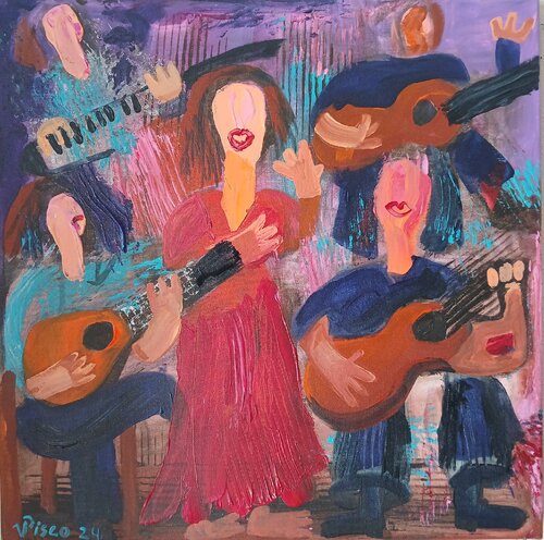À Fadista by Vítor Pisco, Painting for Sale on Select