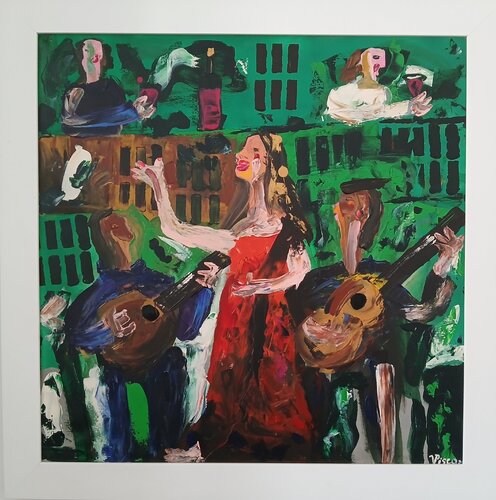 It's fado by Vítor Pisco, Painting for Sale on Select