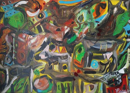 Le potager de Rui by Vítor Pisco, Painting for Sale on Select