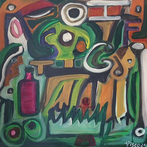 Reflexões semânticas by Vítor Pisco, Painting for Sale on Select