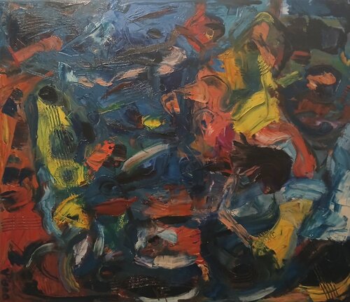 Abstracto I by Vítor Pisco, Painting for Sale on Select