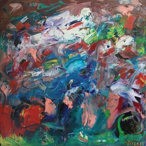 Abstracto II by Vítor Pisco, Painting for Sale on Select