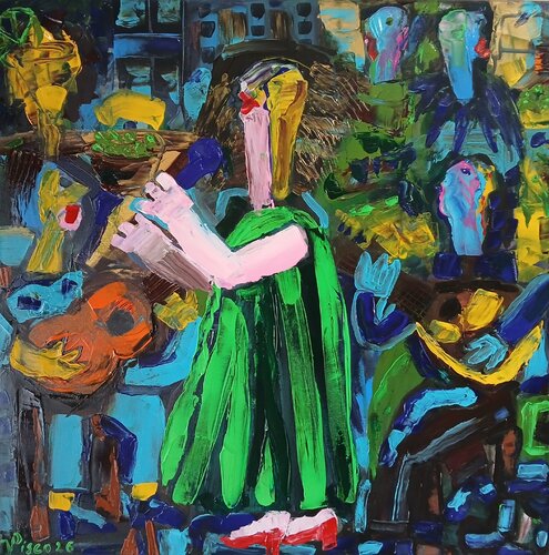 This is fado music by Vítor Pisco, Painting for Sale on Select