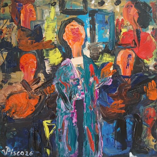 Noites de Alfama by Vítor Pisco, Painting for Sale on Select