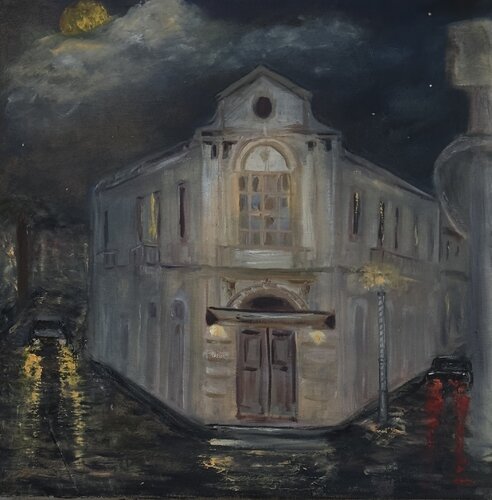 Old City. Limassol. Cyprus by Olga Minasyan, Painting for Sale on Select