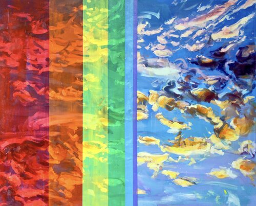 Chromo Sky by Simon Boyd, Painting for Sale on Select