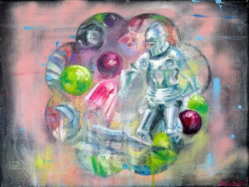 A Knight's Fall by Simon Boyd, Painting for Sale on Select