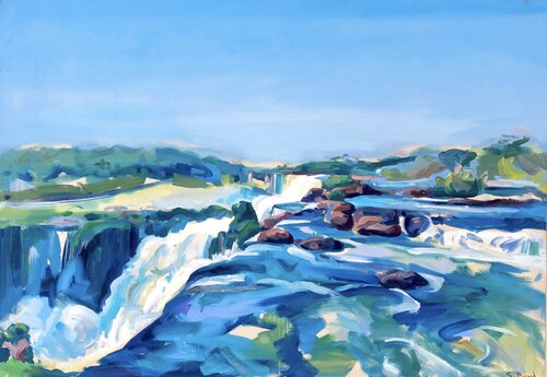 Falls I by Simon Boyd, Painting for Sale on Select