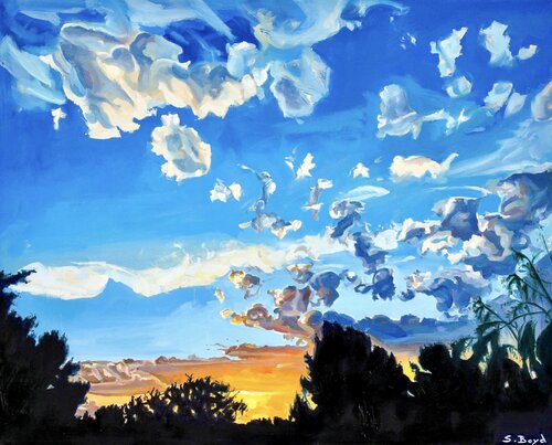 En el Fondo Hay un Jardín by Simon Boyd, Painting for Sale on Select