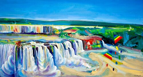 Falls II by Simon Boyd, Painting for Sale on Select