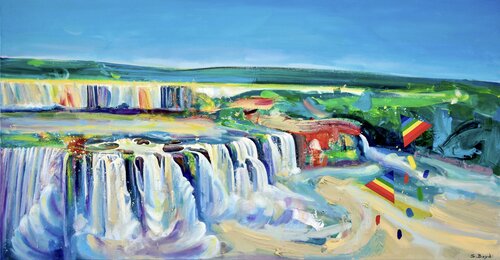 Falls II by Simon Boyd, Painting for Sale on Select