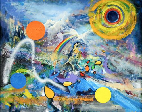 Hojas by Simon Boyd, Painting for Sale on Select