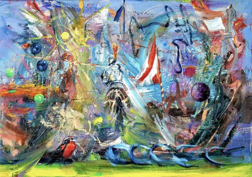 Sundog Conquistador by Simon Boyd, Painting for Sale on Select
