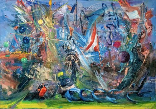 Sundog Conquistador by Simon Boyd, Painting for Sale on Select