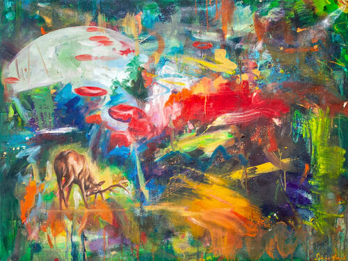 The Calm in the Storm by Simon Boyd, Painting for Sale on Select