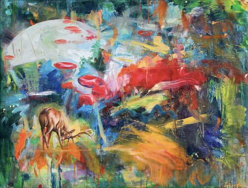The Calm in the Storm by Simon Boyd, Painting for Sale on Select
