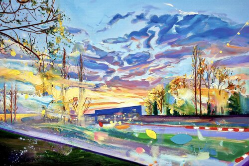 Luces by Simon Boyd, Painting for Sale on Select