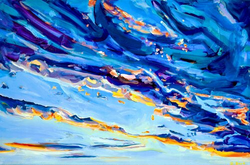 Sky in you, sky in me by Simon Boyd, Painting for Sale on Select