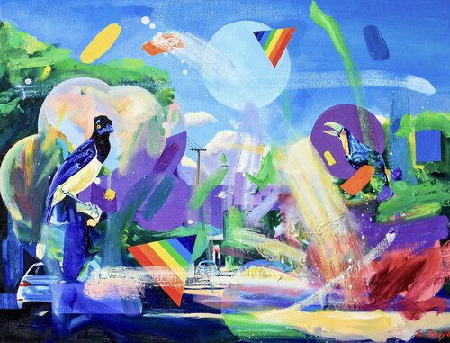 Orbital by Simon Boyd, Painting for Sale on Select
