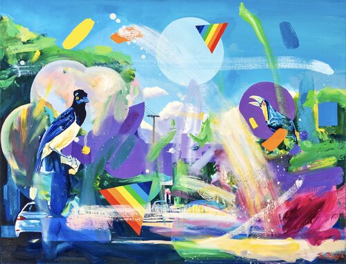 Orbital by Simon Boyd, Painting for Sale on Select