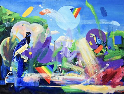 Orbital by Simon Boyd, Painting for Sale on Select
