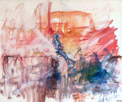 Sherbet Sunrise by Simon Boyd, Painting for Sale on Select