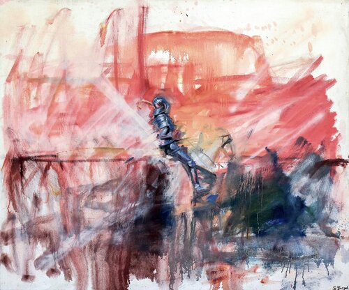 Sherbet Sunrise by Simon Boyd, Painting for Sale on Select