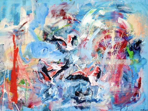 Flamencos by Simon Boyd, Painting for Sale on Select