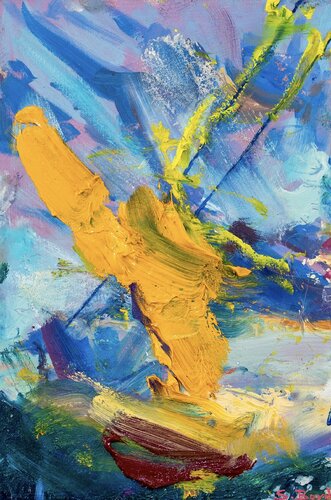 Beyond the Wire by Simon Boyd, Painting for Sale on Select