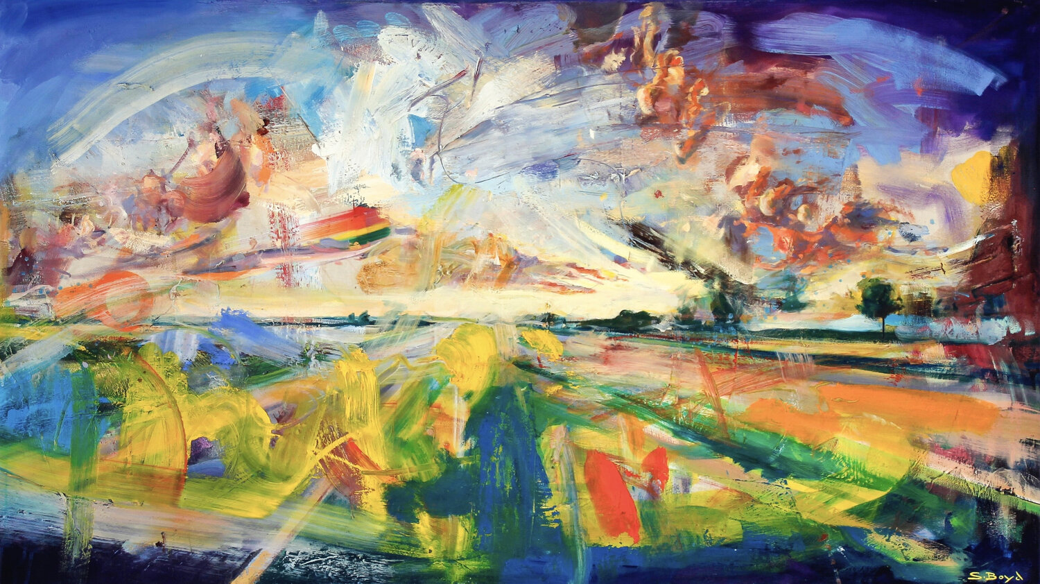 Latitude Simon Boyd Original painting for sale