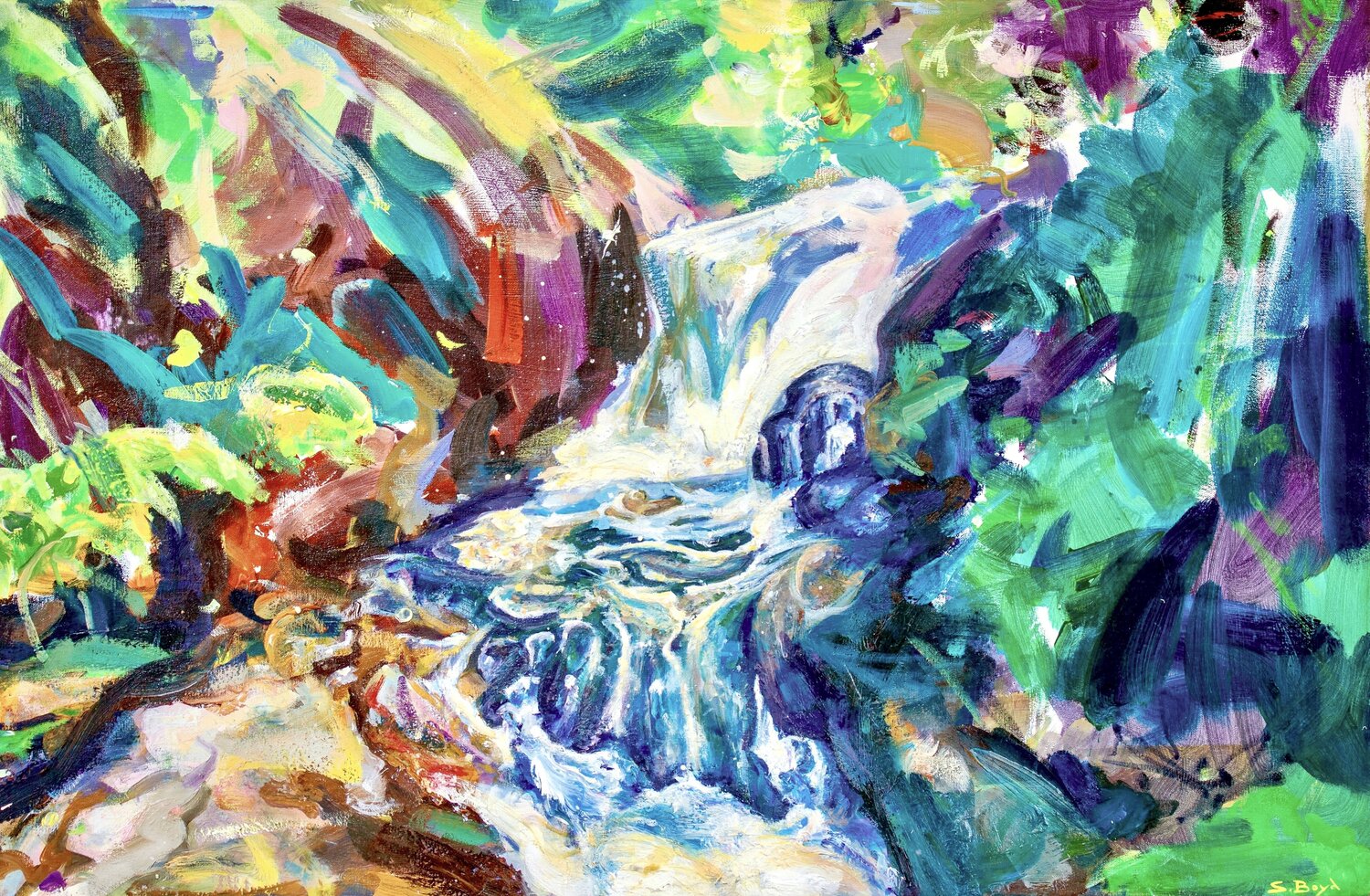 Arroyo Simon Boyd Original painting for sale