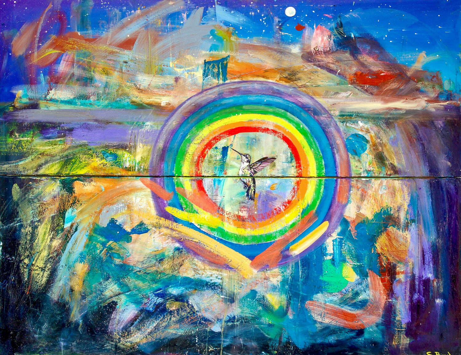 Source Simon Boyd Original painting for sale