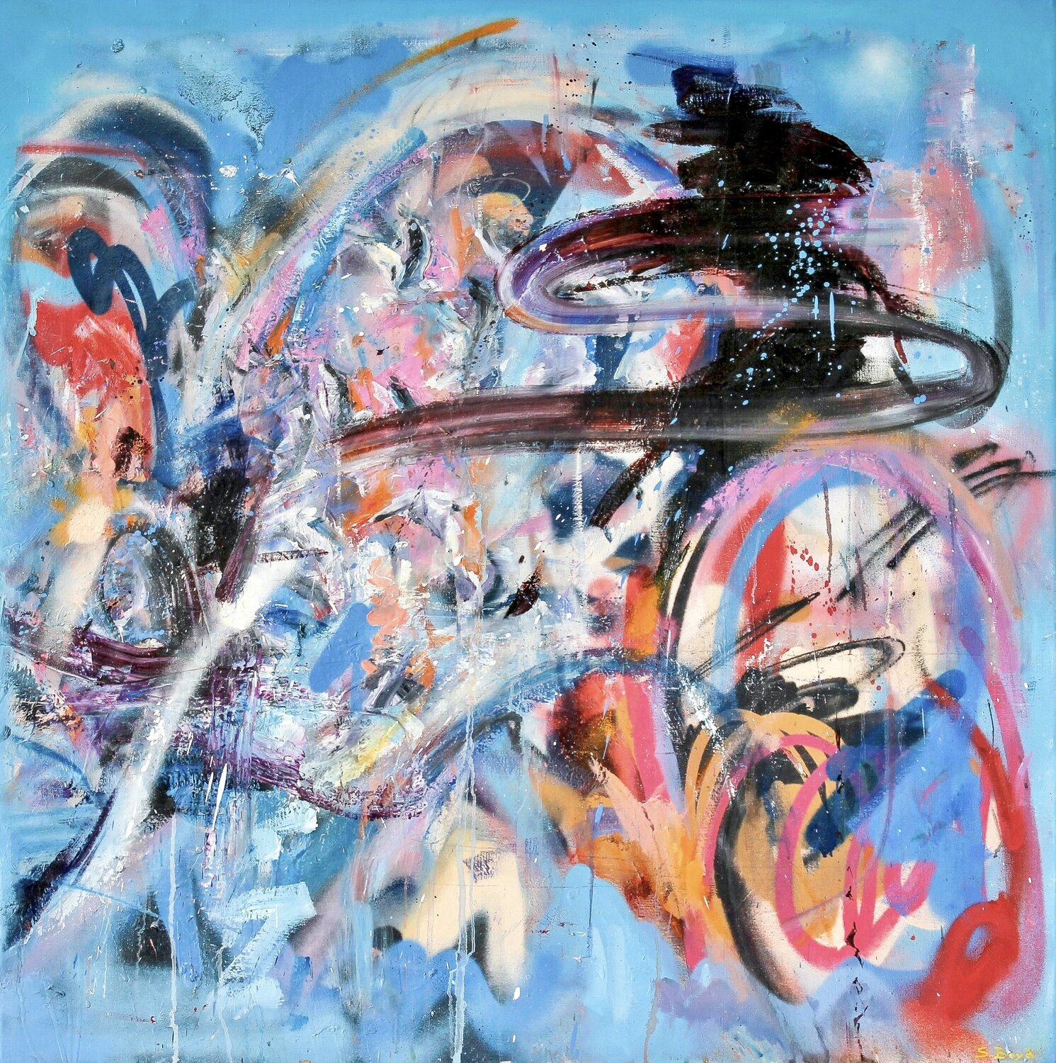 Flight Simon Boyd Original painting for sale