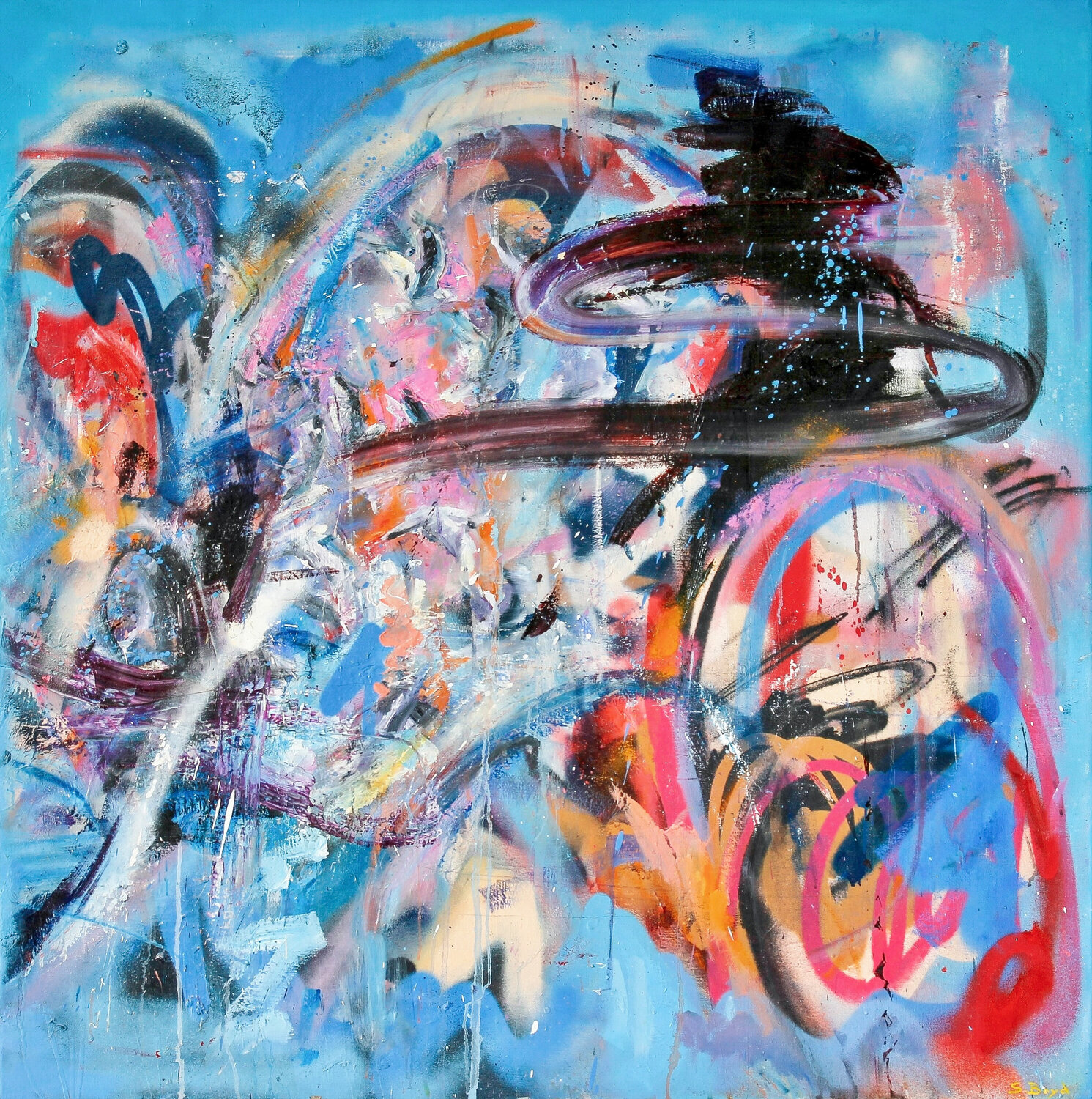 Flight Simon Boyd Original painting for sale