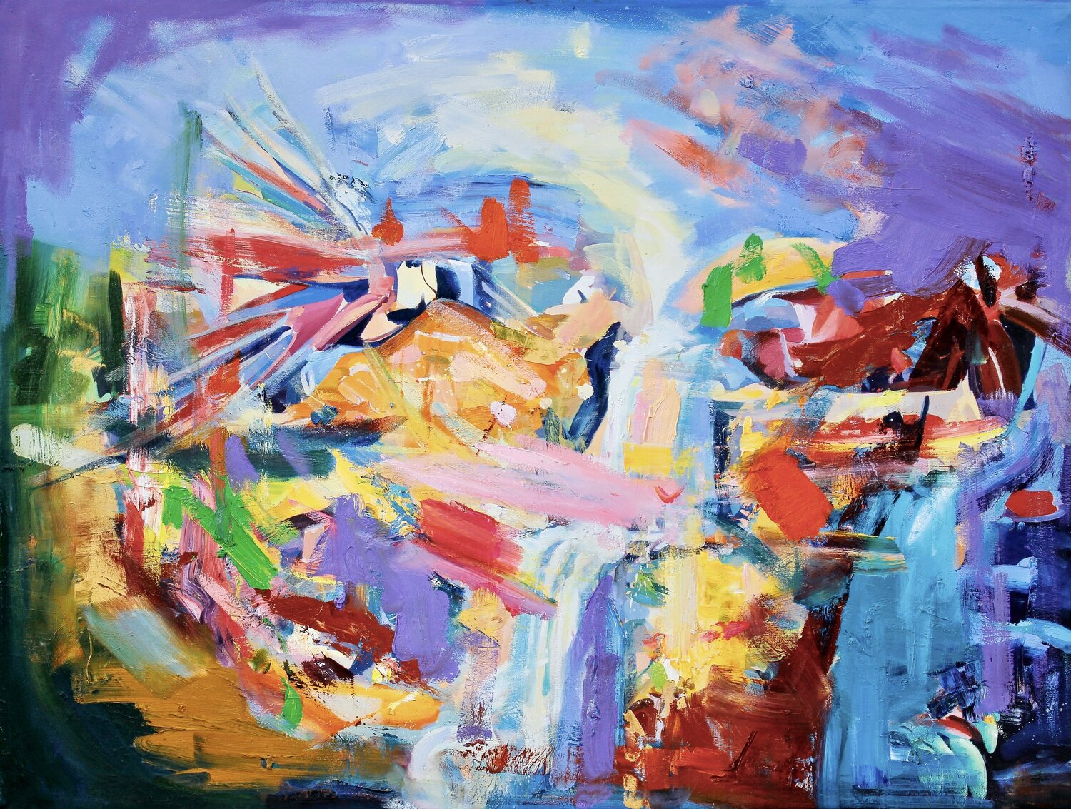 The Toucan At the Falls Simon Boyd Original painting for sale