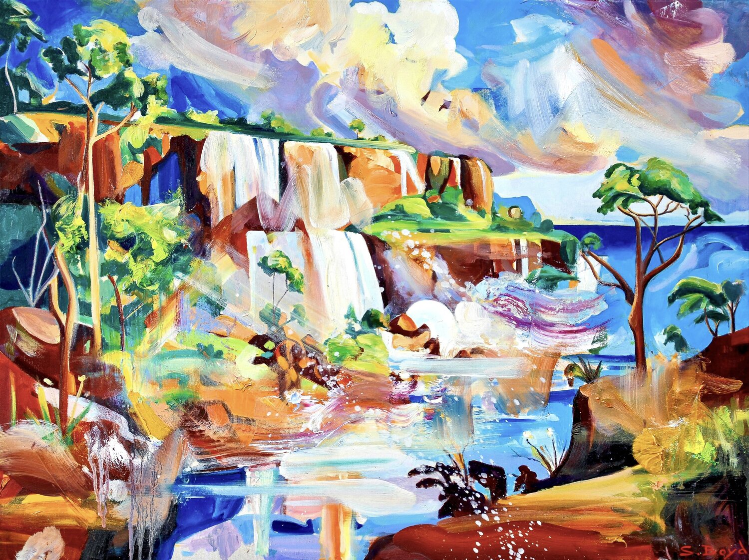Tierra de Nadie Simon Boyd Original painting for sale