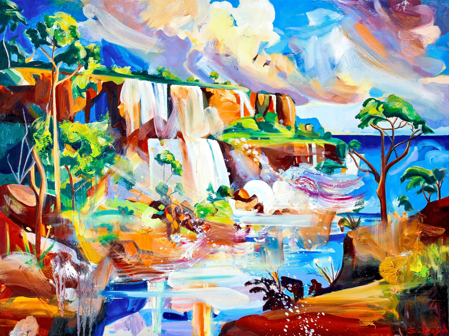 Tierra de Nadie Simon Boyd Original painting for sale