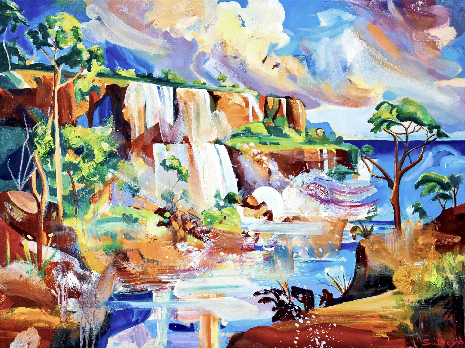 Tierra de Nadie Simon Boyd Original painting for sale