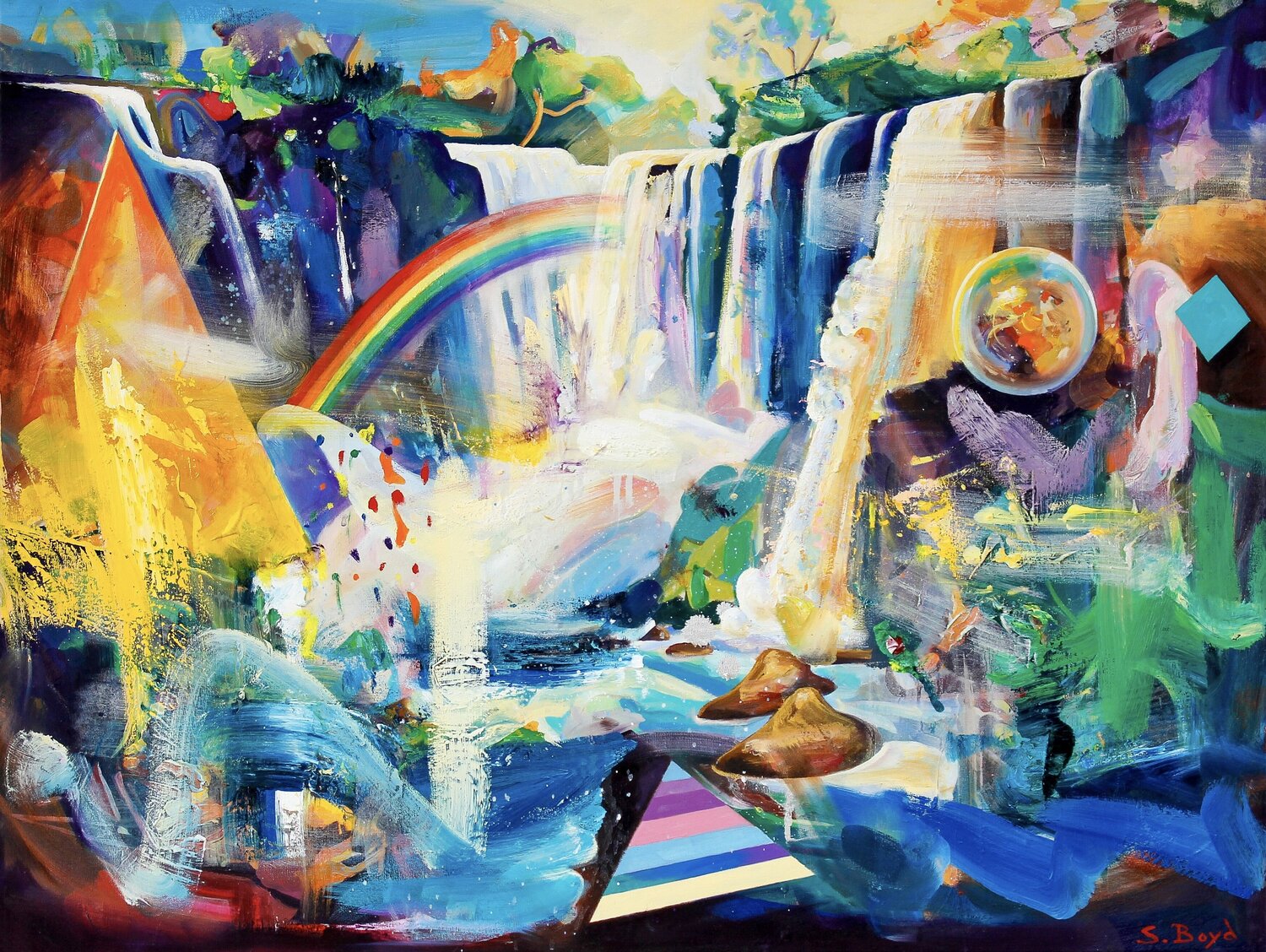 Mother Simon Boyd Original painting for sale