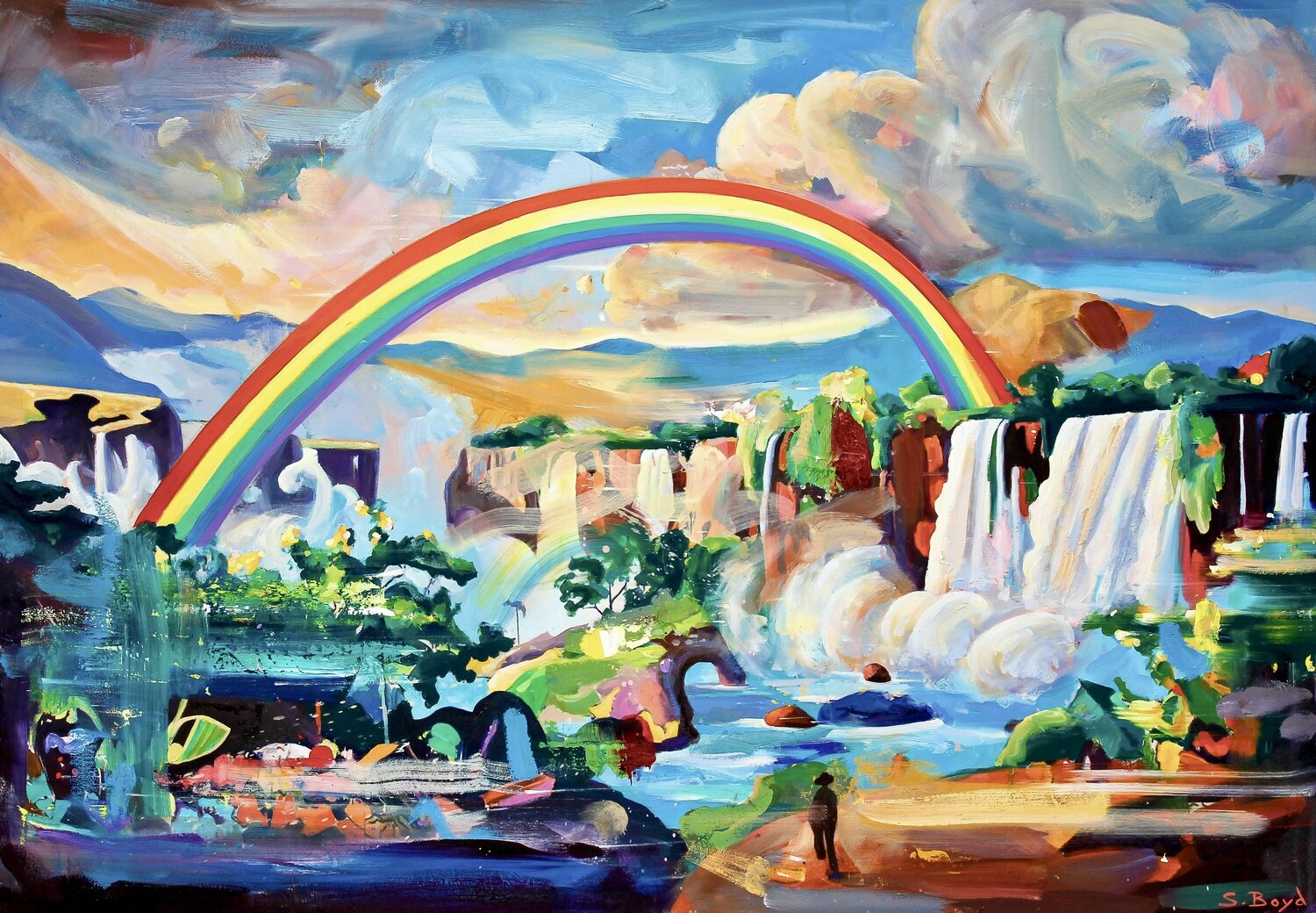 Herencia Simon Boyd Original painting for sale